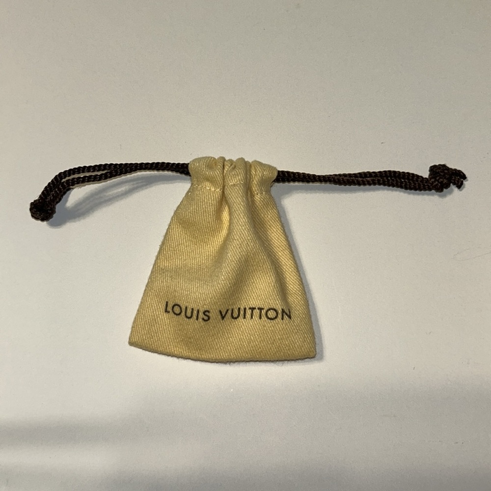 Authentic Louis Vuitton Jewelry Drawstring Dust Bag